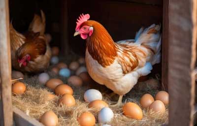 Chicken Eggs Hatching