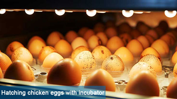 hatching chicken eggs with incubator